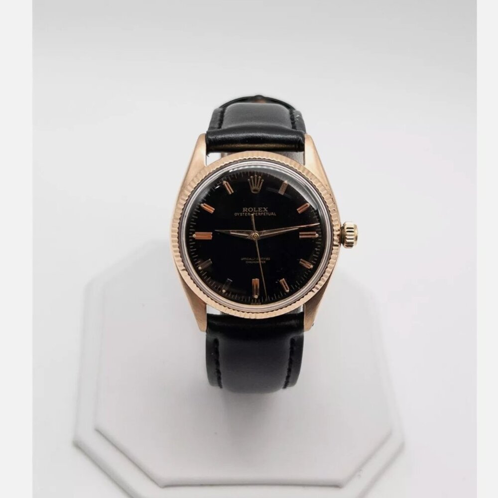 Men's Rolex 18k Rose Gold Watch! RARE